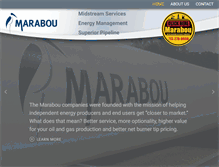 Tablet Screenshot of maraboumidstream.com